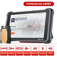THINKCAR THINKSCAN 689BT Car Diagnostic Tool ECU Coding CANFD DOIP Full System 34 Reset Key IMMO Programming Auto OBD2 Scanner