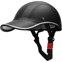 Open Face Motorbike Retro Motorcycle Helmet Scooter Vintage Half Face Helmet Baseball