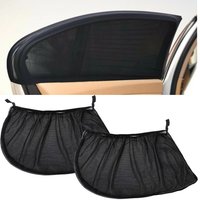 2PCS Car Sun Shade Auto UV Protect Curtain Side Window Sunshade Mesh Sun Visor Protection Window Films Car Styling Accessories