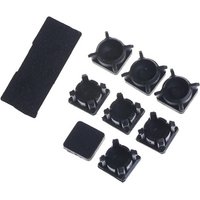 9Pcs/Set Rubber Feet&Plastic Button Screw Cap Cover Replacement Set For PS3 Slim 2000 3000 For Sony Playstation 3 Controller
