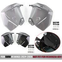 For BMW R1300GS R 1300 GS 2024-2026 Windshield Bilateral Air Deflectors Motorcycle Tank Side Wind Deflector Spoiler Windscreen