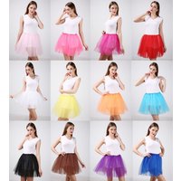 European and American clothing adult princess skirt multi-color optional tutu skirt