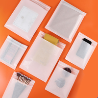 50pcspcs Eco-friendly Biodegradable Glassine Oil Wax Paper Bags for Clothing and Accessories Packaging, Customizable with Logo