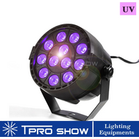 Home Party Blacklight 12 UV LED Par Mini Spotlight DMX Sound Auto Run Black Light Stage Strobe Effect For Grow In The Dark Show