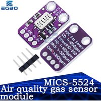 MICS-5524 Air Quality Gas Sensor Module for Detection of Carbon Monoxide, Hydrogen, Methane, and Ethanol (CO, H₂, CH₄, C₂H₅OH)