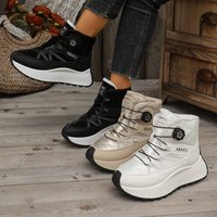Winter New Cold Resistant Keep Warm Comfort Women Snow Boots 2026 Fashion Thick Soled Non Slip Outdoor Casual Women's Boots