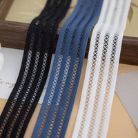 Elastic Lace Trimmings For Sewing 3cm Wide Decorative Ribbons For Crafts Fringe Diy Crafts Materials Trims And Embellishments