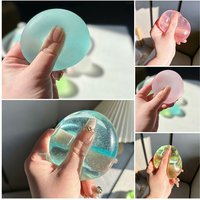 Blue Maltose Squeeze Toys Anti Stress Sensory Toys Soft Simulated Corn Hamburgers Mouse Cheese Slow-rebound Decompression Gifts