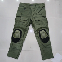 Military Combat Tactical Pants Men Camo Reinforced Knee Protection Outdoor Cargo Pants G3