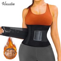 Vensslim Tummy Trimmer Waist Trainer Women Belt Sweat Sauna Wrap Weight Loss Fitness Gym Body Shaper Slimming Compression Corset
