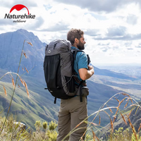 Naturehike Outdoor-Bergrucksack, 60 + 5 l, wasserdicht, hohe Kapazität, für Sport, Klettern, ultraleicht, Wandern, Reisetasche mit Regenschutz
