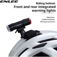 ENLEE Bicycle Light USB Rechargeable Waterproof Bike Safety Warning Light For MTB Helmet Tail Light Cycling Taillight