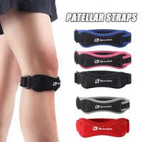 Sports Protection Patellar Strap Knee Patellar Tendon Knee Support Strape Brace Adjustable Shock Absorption Compression