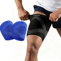 1Pcs Compression Thigh Sleeve - Breathable Support Leg Warmers for Running, Gym, Tennis & Sports - Knee Stabilizer Brace
