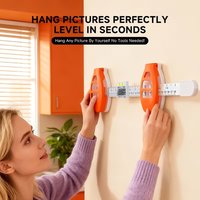 New Picture Hanging Level Ruler, Multifunctional Frame Positioning Balance Tool, Hole Marking & Measuring Decor Helper