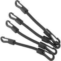 4pcs Elastic Cord Rope Kayak Elastic String Hooks Accesories Siding Bands Buckle Strap Portable Rope Double Accessories