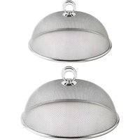 Stainless Steel Food Tent Umbrella Food Dome Durable Reusable Versatile Food Lid for Dining at The Beach, Park, or Camping