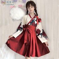 Japanese Modified Kimono Dress for Women Bathrobe Summer Cosplay Costume Anime Halloween Costumes Sexy Sweet Geisha Kawaii Girl