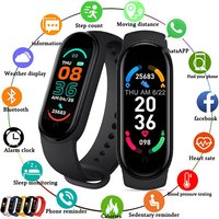 M6 Smart Band IP67 Waterproof Sport Watch Men and Woman Blood Pressure Heart Rate Monitor Fitness Smart Bracelet For Android Ios