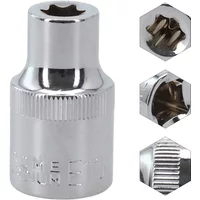 Hand Tool E Type Sockets 1/2 Square Tool Female Torx Socket For Ratchet End Wrench Head E10/E12/E14/E16/E18/E20/E22/E24