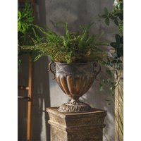 Rustic American Sle Iron Art Flower Pot Decoration Coffee op Tea Room Restaurant Entrance Table Top Decorative Vase