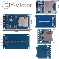 Mini Micro SD TF Card Storage Expansion Board Memory Shield Module SPI interfaces with level converter chip 5V/3.3V for Arduino