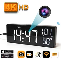 Wireless WiFi Mini Clock Camera 1080P Motion Detection Indoor Home Office Security DVR P2P Alarm Camera