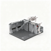357pcs MOC Star Battle Skywalker Vader Corridor Model Building Blocks Toy Construction Festival Gifts Education Idea