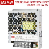 MZMW LRS50 Alimentation à Découpage AC110 220V DC 5V 12V 15V 24V 36V 48V 50W Sortie Unique LRS-50-5 LRS-50-12 LRS-50-24
