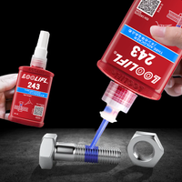 Threadlocker 243 Thread Locking Compound Anaerobic Adhesive Sealant, Medium Strength, Anti-Loosening, Anti-Rust, Oil-Resistant, High Temperature Resistant, Removable, Universal Type