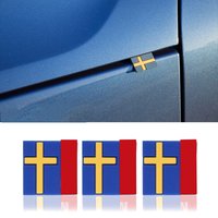 5/10Pcs Car Sticker Sweden Flag Decoration Emblem Car Door Trunk front grille For VOLVO EX90 XC40 XC60 XC90 V90 S90 S60 V60 V40