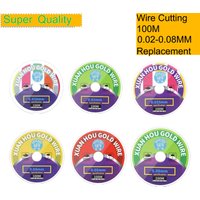 10Pcs/Lot Special Gold Wire Cutting Line 0.028 0.03 0.035 0.04 0.05 0.06mm LCD Screen Separation Glass Welding Wires Repair