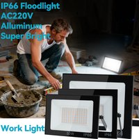 Arbeit Licht Outdoor IP66 Flutlicht LED Tragbare Super Helle AC220V Licht Aluminium Wärmeableitung Fall Für Garten Hohe Wand