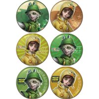 58mm Game Identity Ⅴ Fire Investigator Florian Brande Tracy Reznik Mechanic Cosplay COSTUME Badge Pin SPTE Tinplate Brooch Prop