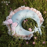 New Cartoon Moon Pillow Premium Lolita Style Bedroom Pillow Cute Exquisite Pillow Girl Gift