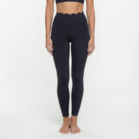 FUBEIKE Women's Yoga Lace Long Pants Nude Feel Tight Hip-Lifting Slimming Sports Pants Gym Leggings Workout Female Clothes