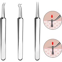 Cell Pimples Blackhead Clip Tweezers Beauty Salon Special Scraping Closing Artifact Needle Tool 8CM