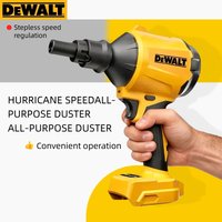 DEWALT Wielofunkcyjna Maszyna do Odkurzania: Bezszczotkowa, Akumulatorowa Dmuchawa Powietrza z Dyszą do Czyszczenia i Pompowania (Tylko Maszyna)
