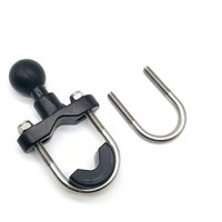 AliExpress NONE Motorcycle Handlebar 1 Inch Ball Ram Mount Support for Round Tube Rail Bicycle Base Action Camera Mobile Phone GPS Monitor Mount