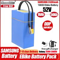 52V 40Ah ebike Elektrische fietsen Battery 52V Electric bicycle 20ah 30ah 45ah 50ah Ba fang 1000w 2000w 21700 lithium batteries
