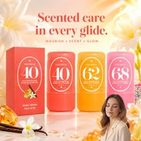 Jelly Solid Perfume Balm Number Series, Fruity Scent, Long Lasting Fresh Light Scent, Portable Travel Size Deodorant Balm