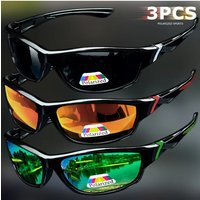 AliExpress MAOLEI 1/3PCS Vintage Polarized Sports Sunglasses Men Women Fishing Running Cycling Sport Man Glasses Anti-Glare UV400 Eyewear
