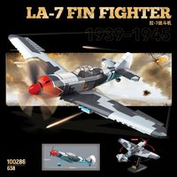La-7 fighter jet Bricks Model Creative Series Building Blocks Decor Assembled Toys Building Blocks Set Model Toys Xmas Gifts