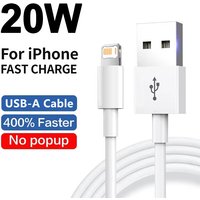Fast Charging USB Cable For iPhone X XR XS 14 8 7 6S 6 Plus 13 12 11 Pro Max SE iPad USB Data Cord Charger Cable 1m 2m 3m