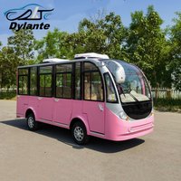 2025 Manufacturer Affordable New Electric Car Closed Tourist Bus 11 Seater Lithium Battery Electric Tour Bus Safe And Reliable
