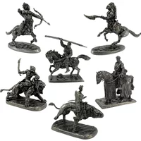 Metal Mediaeval Knights Army Centaur Cavalry Soldier Figurines Miniatures Copper Mens Gifts Car Ornaments Decorations Crafts