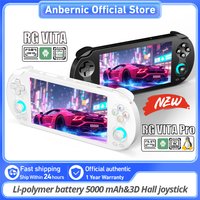 ANBERNIC RG VITA & RG VITA Pro 64 Bit Handheld Game Console Android Large-angle 3D Hall Joystick 5000 mAh Video Game Player
