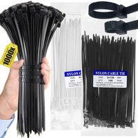 High-strength Nylon Cable Ties Self Locking Plastic Snap Fastener for Bundling Tying Securing Wire Cable Storage Thicken Fixator