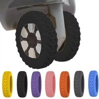 Luggage Wheels Protective Case Silicone Wheels Caster Shoes Travel Luggage Suitcase Reduce Noise Wheels Guard Cover Accessories
