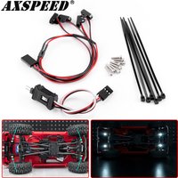 AXSPEED Rock Lights with Controller Kit Chassis Lamp for 1/18 1/24 RC Crawler SCX24 AX24 FCX24M TRX4M Ascent18 Accessories